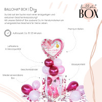 Vorschau: Balloha Geschenkbox DIY Alles Liebe zur Geburt Pink XL