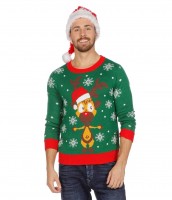 Rentier Rudolf Weihnachtspullover