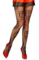 Tag Der Toten Totenkopf Strumpfhose 50DEN