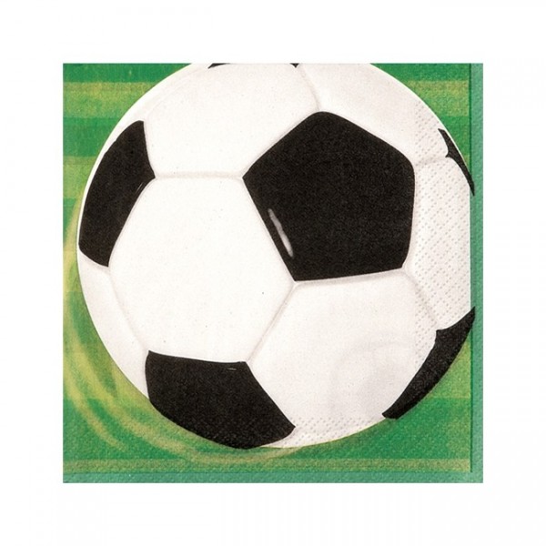 16 Fußball Servietten Soccer Team 33cm
