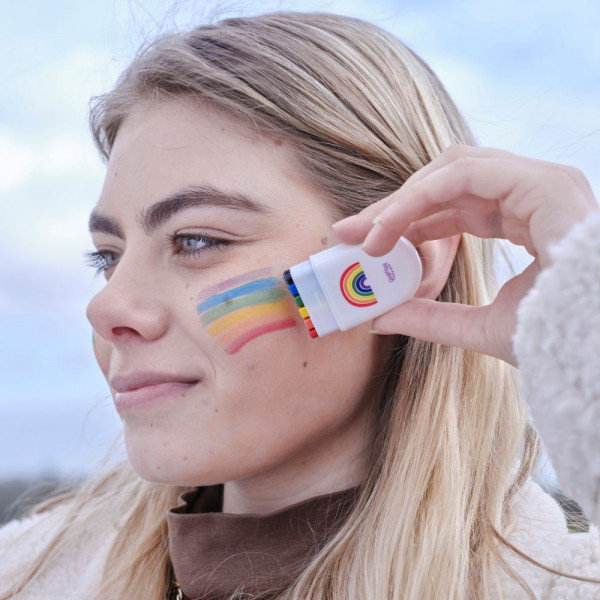 Regenbogenfarben Schminkstift