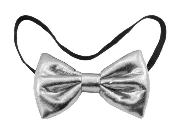 Elegante Fliege Silber