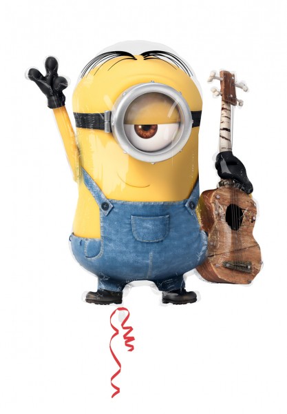 Folienballon Minion Stuart mit Gitarre