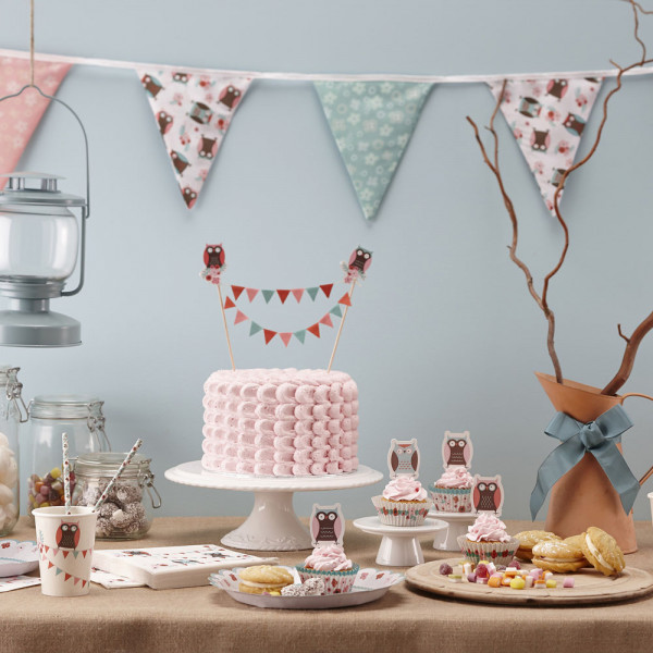 25 Patchwork Eulen Trinkhalme 3