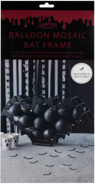 Schauriger Fledermaus Ballonstand 3