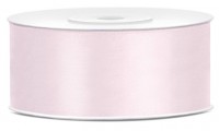 25m Satin Geschenkband puderrosa 25mm breit