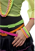 Kunterbunte Neon Perlenarmbänder