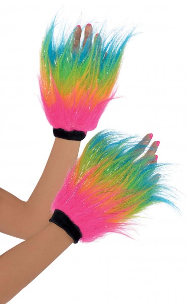 80er Jahre Neon Handstulpen