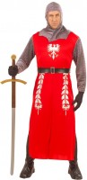 Rotes Ritter Roland Herrenkostüm