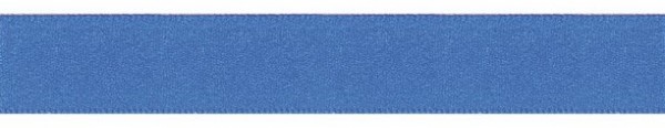 Blaue Satin Kuchenrüsche 1m