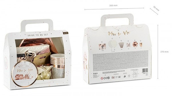 Shiny Bride Partykoffer 60-teilig 3