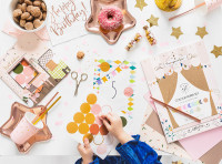 Vorschau: Pastell A4 Bastelpapier Set 34-teilig