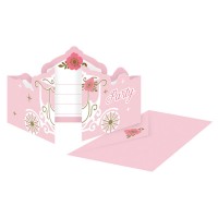 8 Princess for a Day Einladungskarten