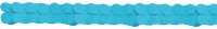 Azurblaue Deko Papier Girlande 3,65m