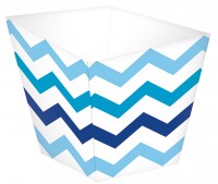 36 Mini Snack Boxen blau
