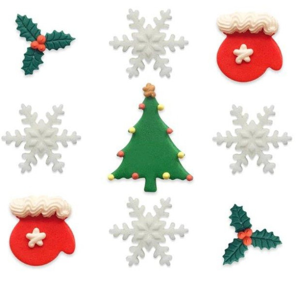 9 Sweet Christmas Cake Topper