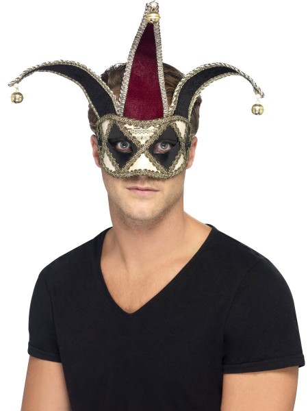 Venezianische Harlekin Maske