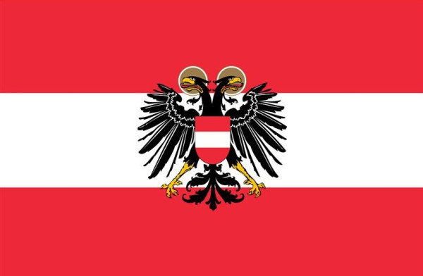 Österreich Fan Flagge 90 x 150cm