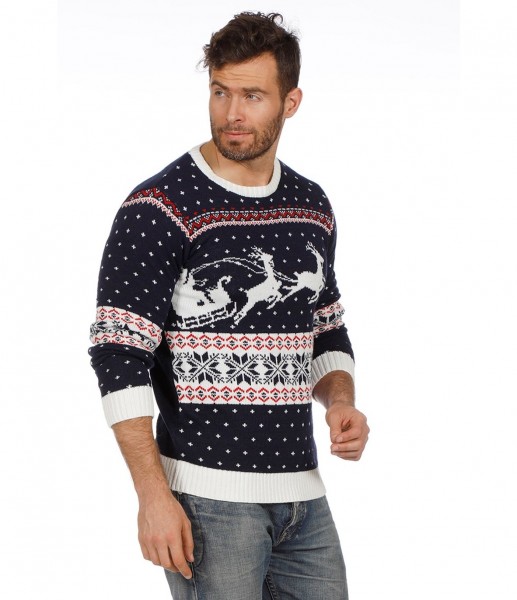 Gemusterter Charly Weihnachtspullover 3