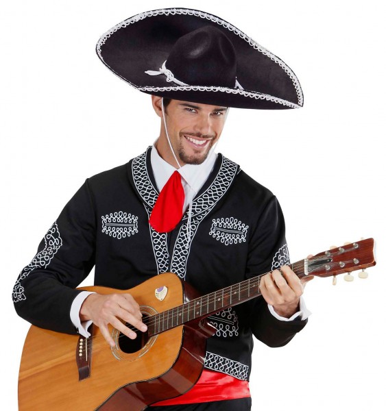Schwarzer Filz Sombrero 4