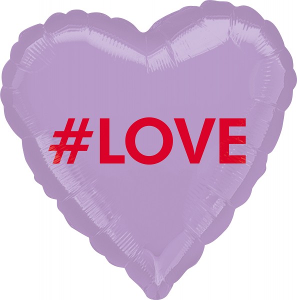 Folienballon Candy Heart LOVE