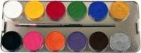 Vorschau: Make-Up Palette Mit 24 Farben Und 3 Pinseln