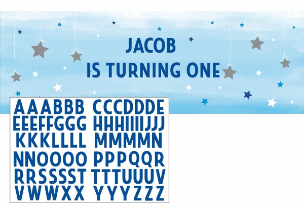 Twinkle Baby Boy Banner 1,52m x 50cm 2