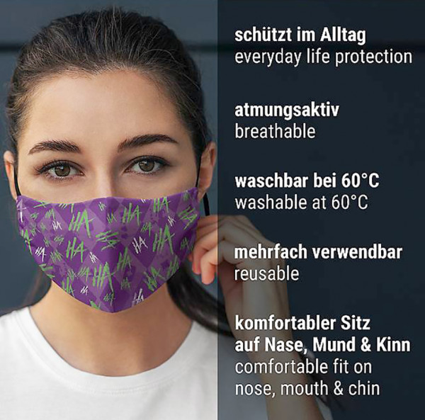 Mund Nasen Maske Joker für Erwachsene 5