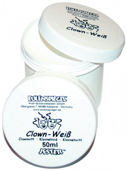 Clown-Weiß Profi-Schminke