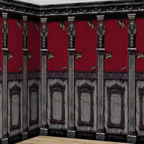 2 Alte Geistervilla Wandkulissen 6 x 1,2m