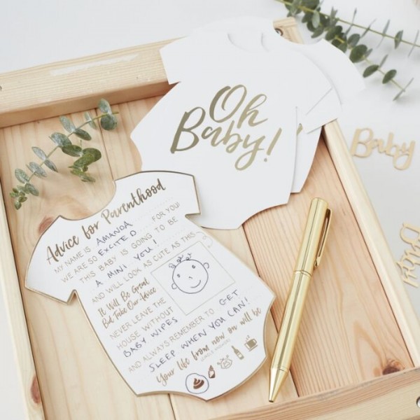 10 Oh Baby Ratschlagkarten für Eltern