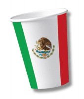 10 Mexiko Party Becher 200ml