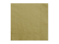 20 Servietten Scarlett gold 33cm