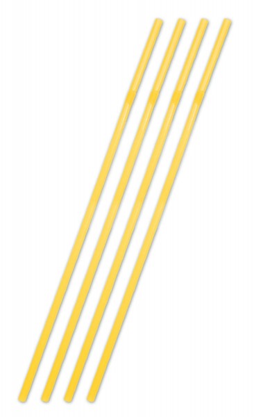 25 Jumbo Strohhalme orange 44cm