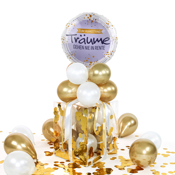 Balloha Geschenkbox DIY Träume gehen nie in Rente XL