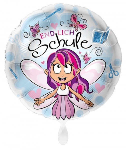 Endlich Schule Fee Folienballon 43cm