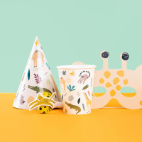 Vorschau: 6 Zoo Birthdayparty Partyhüte