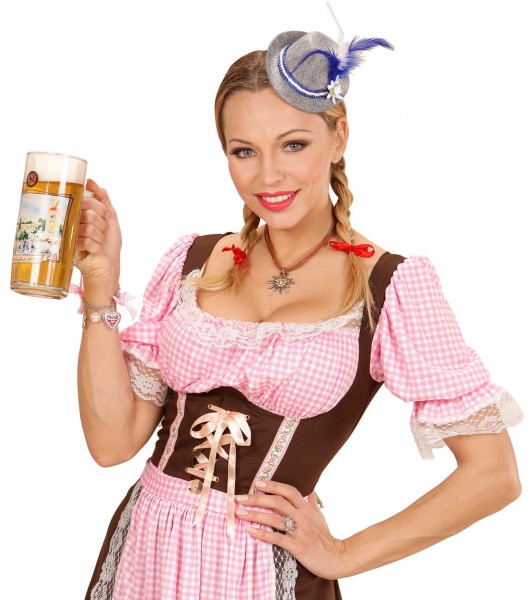 Wunderschöne Edelweiße Trachtenkette 4