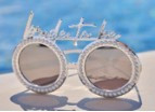 Bright Silver Bride to be Brille