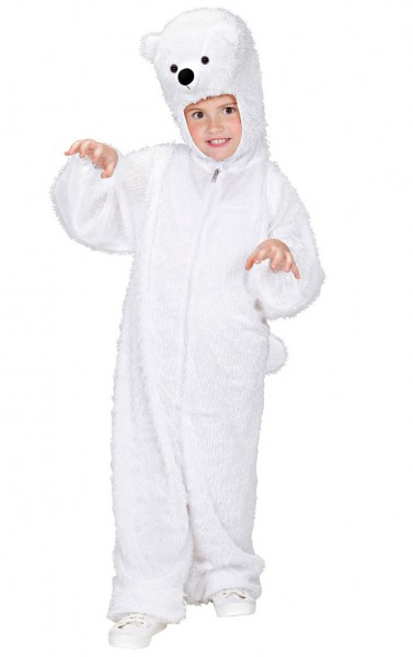 Flauschiger Evi Eisbär Kinderoverall