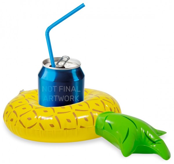 Aufblasbarer Ananas Getränkehalter