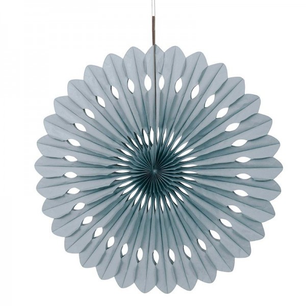 Deko Fächerblume Silber 40cm