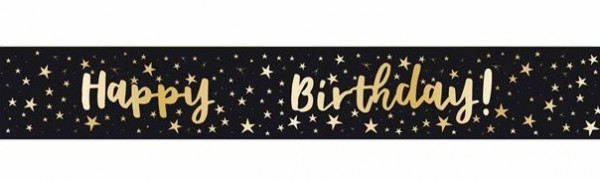 Personalisierbarer Birthday Banner stars 174cm