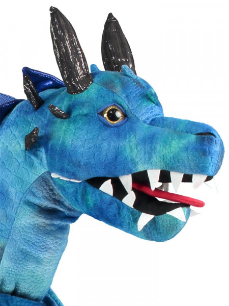 Blauer Drachenreiter Kinderkostüm 2