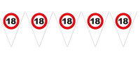 Wimpelkette 18. Geburtstag 5m