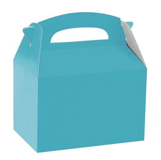 Geschenkbox rechteckig hellblau 15cm