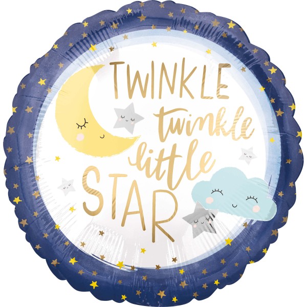 Twinkle Little Star Folienballon 45cm