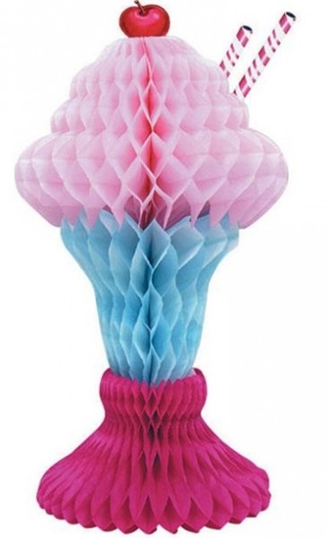 Amarena Eisbecher Wabenball Aufsteller 36cm
