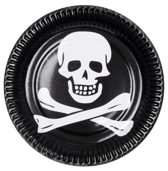 10 Piratenparty Pappteller 23cm