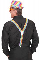 Bunt Gestreifte Hosenträger